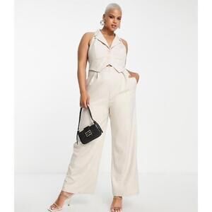 Wide Leg Vest Jumpsuit